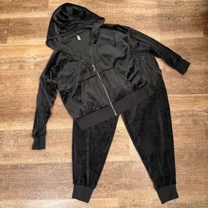 Black Velvet Track Suit